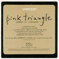 "Pink Triangle Remix" CD single para uso promocional